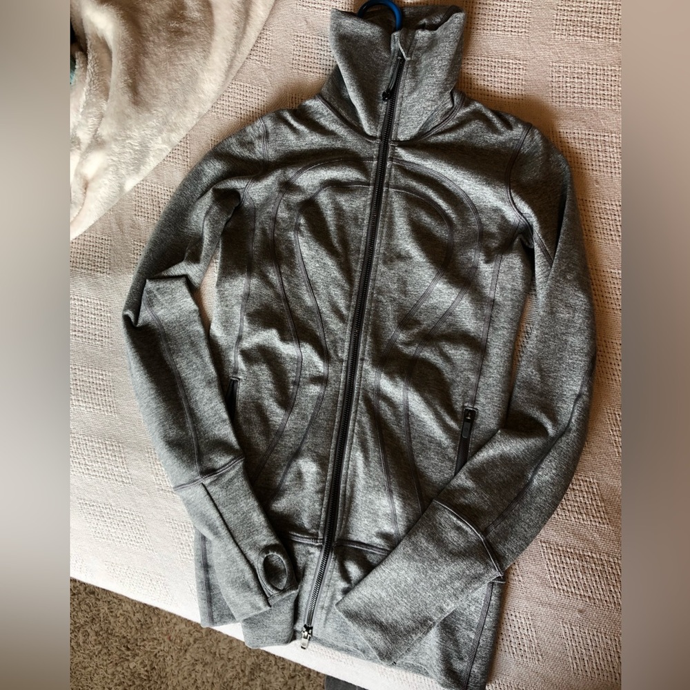 Old style Lululemon fitted zip up hoodie jacket